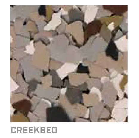 Creekbed decorative flake blend