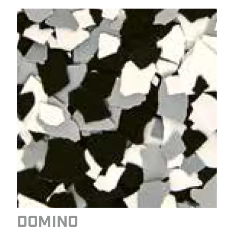Domino decorative flake blend